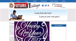 Desktop Screenshot of futureitcollege.co.in